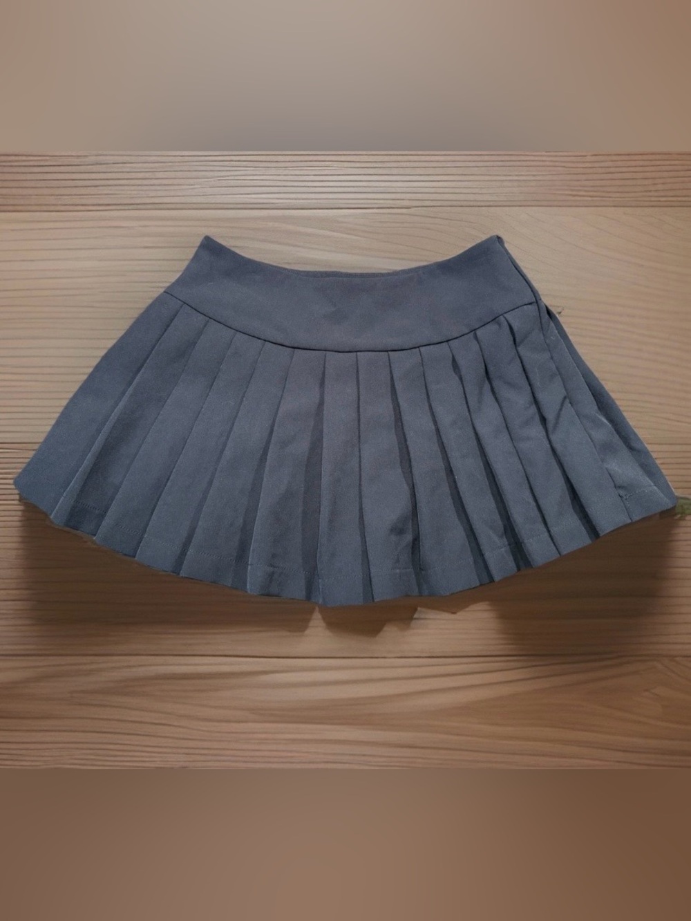 Emerson Lang Modern Pleated Mini Skirt in black - Picture 1 of 8